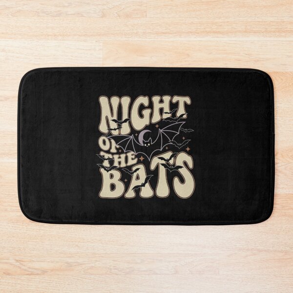Item preview, Retro Night Of The Bats Halloween Spooky Flying Bat Graphic designed and sold by FestivityFinds.