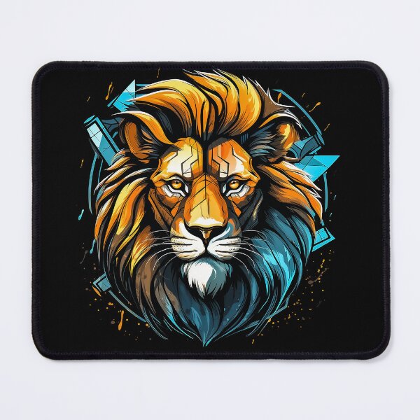 Item preview, Powerful Lion Graffiti Street Art – Fierce King of the Jungle Design designed and sold by Grapyziip.