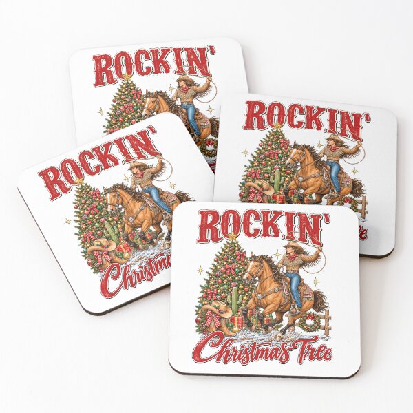 Item preview, Cowgirl Christmas Rodeo Rockin Holiday Western Design designed and sold by varin-studio.