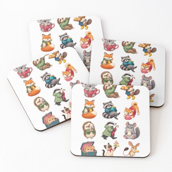 Item preview, Animal sticker sheet 6 designed and sold by Bubbagogos.