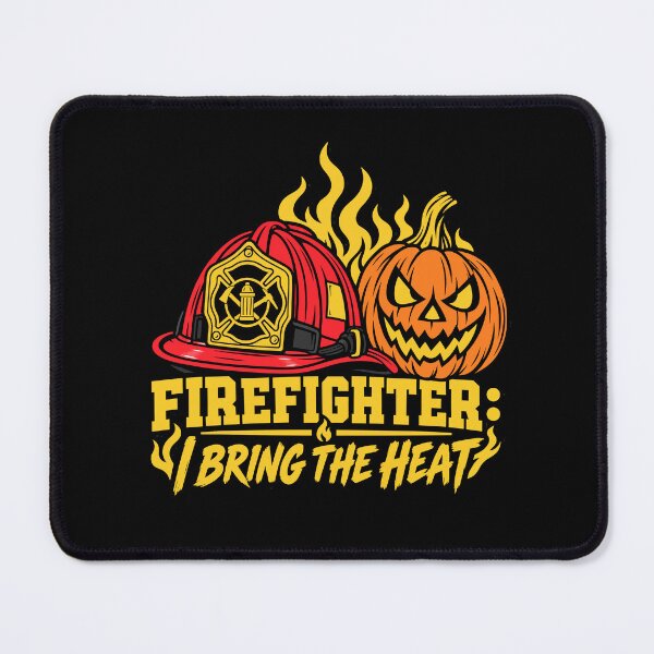 Item preview, Firefighter I Bring the Heat Halloween Jack-O-Lantern Design designed and sold by Uglyandcute.