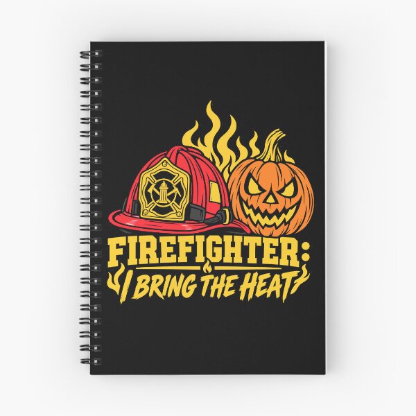 Item preview, Firefighter I Bring the Heat Halloween Jack-O-Lantern Design designed and sold by Uglyandcute.