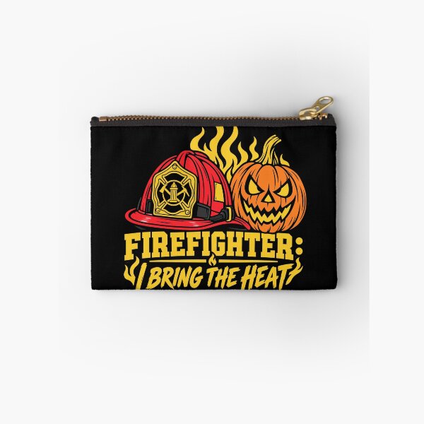 Item preview, Firefighter I Bring the Heat Halloween Jack-O-Lantern Design designed and sold by Uglyandcute.