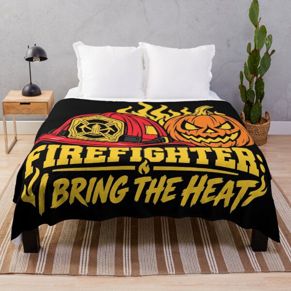 Item preview, Firefighter I Bring the Heat Halloween Jack-O-Lantern Design designed and sold by Uglyandcute.