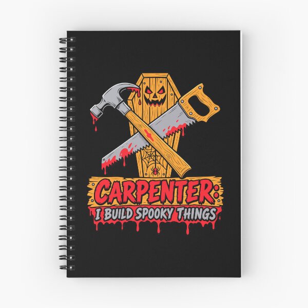 Item preview, Carpenter I Build Spooky Things Halloween Hammer and Saw designed and sold by Uglyandcute.