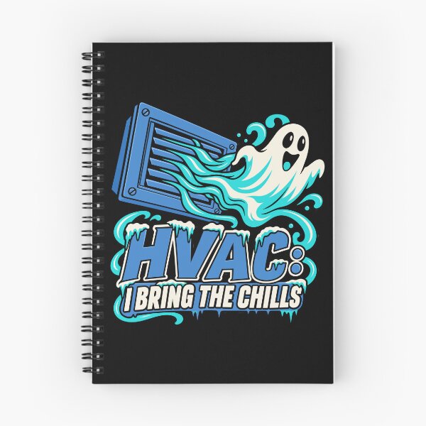 Item preview, HVAC Tech I Bring the Chills Ghost Halloween Design designed and sold by Uglyandcute.