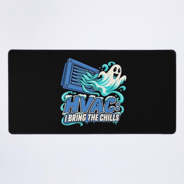 Item preview, HVAC Tech I Bring the Chills Ghost Halloween Design designed and sold by Uglyandcute.