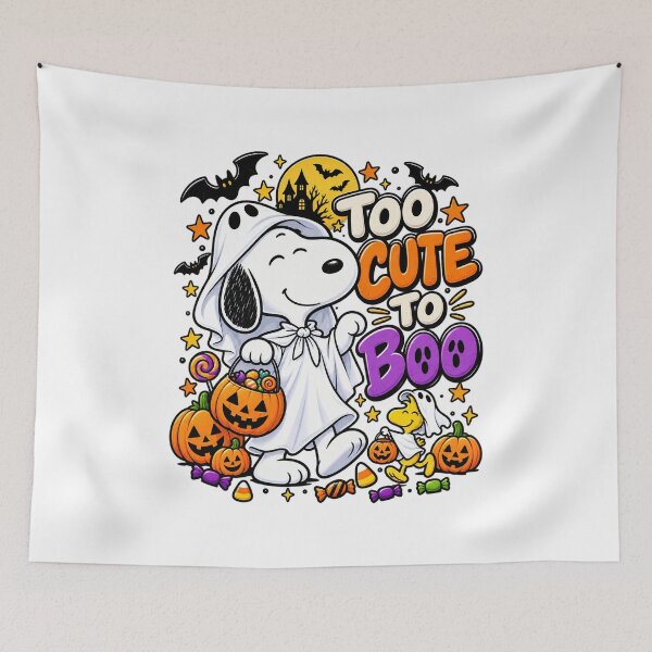 Item preview, Snoopy Halloween, Too Cute To Boo Snoopy Halloween Ghost designed and sold by graphic-genie.