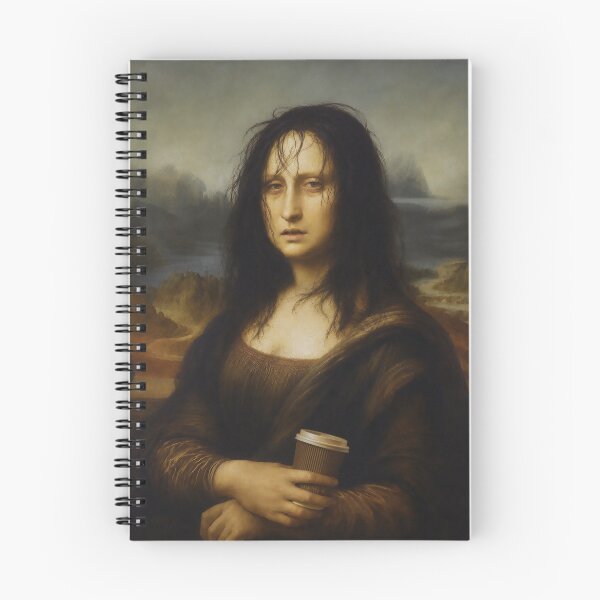 Item preview, Monalisa before her Coffee  designed and sold by abby-thorns.