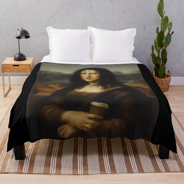Item preview, Monalisa before her Coffee designed and sold by abby-thorns.