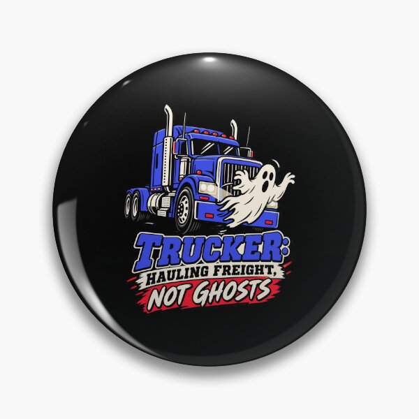 Item preview, Truck Driver Halloween Trucker – Hauling Freight, Not Ghosts designed and sold by Uglyandcute.
