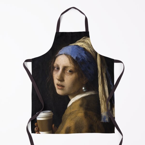 Item preview, Girl with a pearl earring before her Coffee  designed and sold by abby-thorns.