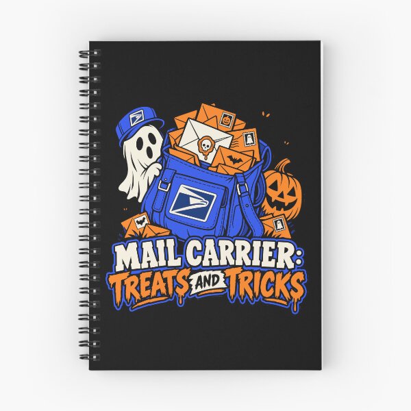 Item preview, Mail Carrier Halloween Mail Bag Treats and Tricks Skull Wax Seal designed and sold by Uglyandcute.