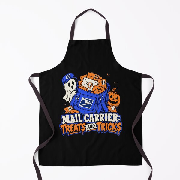 Item preview, Mail Carrier Halloween Mail Bag Treats and Tricks Skull Wax Seal designed and sold by Uglyandcute.
