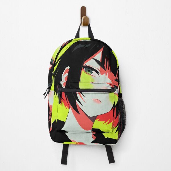 Item preview, Neon Gaze – Anime Girl Portrait designed and sold by KiraChie.