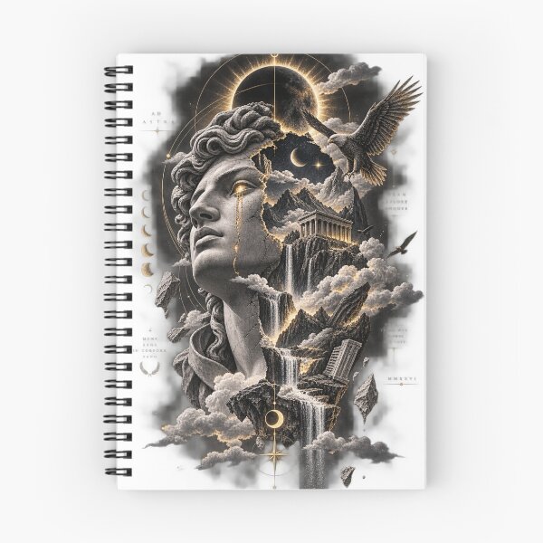 Item preview, Astra Aeterna — Roman Statue Celestial Dark Classical Art designed and sold by anitant.