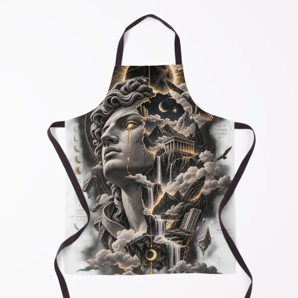 Item preview, Astra Aeterna — Roman Statue Celestial Dark Classical Art designed and sold by anitant.