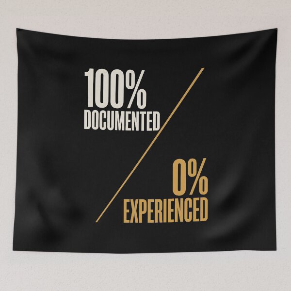 Item preview, 100 Percent Documented 0 Percent Experienced Phone Humor designed and sold by SplashTastic.