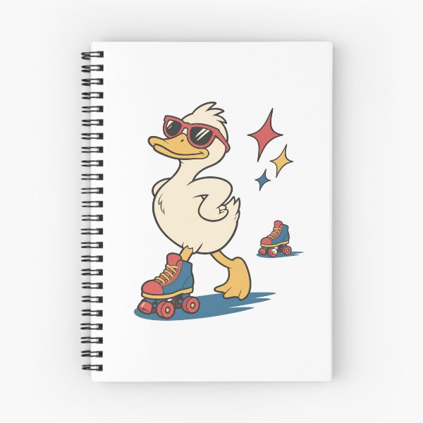 Item preview,  Funny Duck Learning To Skate designed and sold by Catchy-Couture.