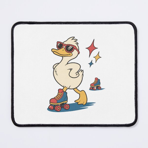 Item preview, Funny Duck Learning To Skate designed and sold by Catchy-Couture.