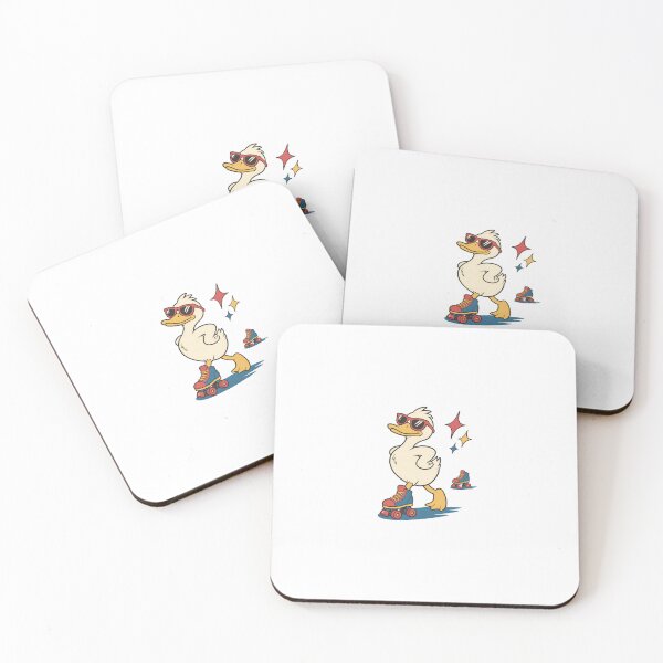 Item preview,  Funny Duck Learning To Skate designed and sold by Catchy-Couture.