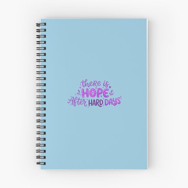 Item preview, There Is Hope After Hard Days Quote | Inspirational Hope & Strength Design designed and sold by WallMuseStudio .