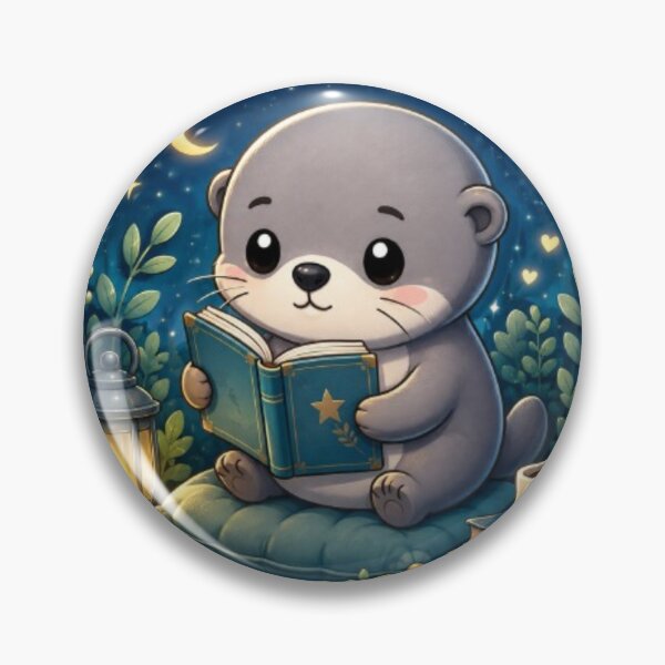 Item preview, Cozy Otter Reading Under the Stars designed and sold by Hari Arts.