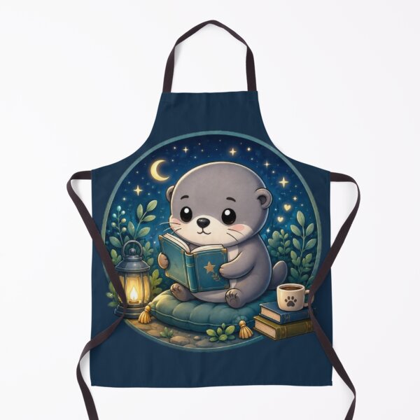 Item preview, Cozy Otter Reading Under the Stars designed and sold by Hari Arts.