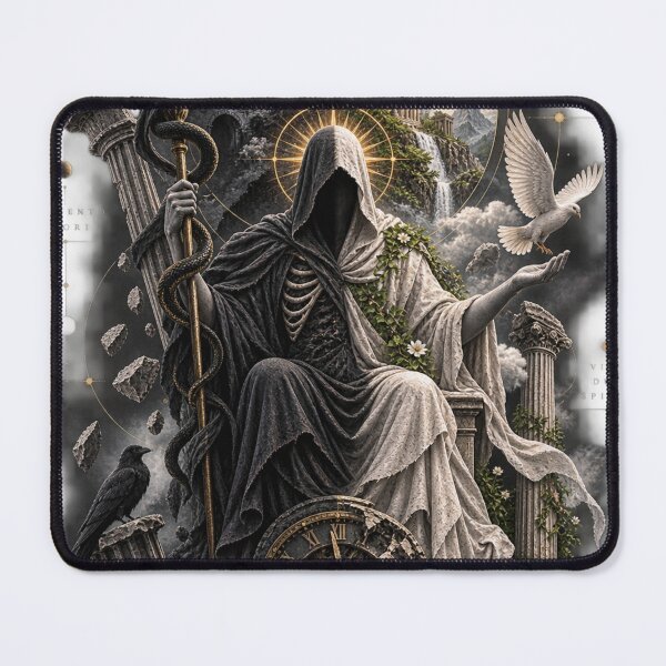 Item preview, Memento Aeternum — Roman Timekeeper Life & Death Gothic Art  designed and sold by anitant.