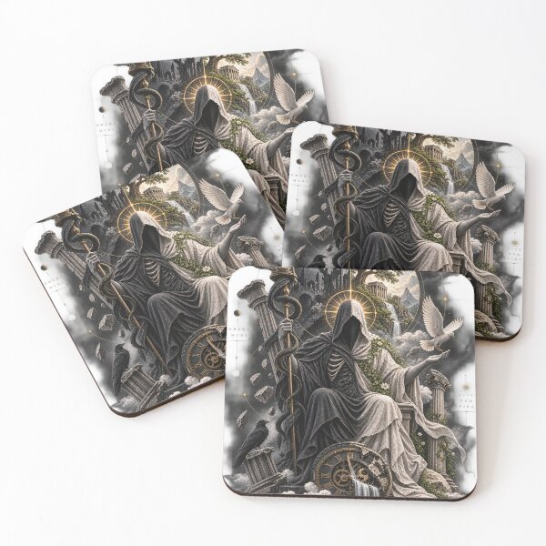 Item preview, Memento Aeternum — Roman Timekeeper Life & Death Gothic Art  designed and sold by anitant.