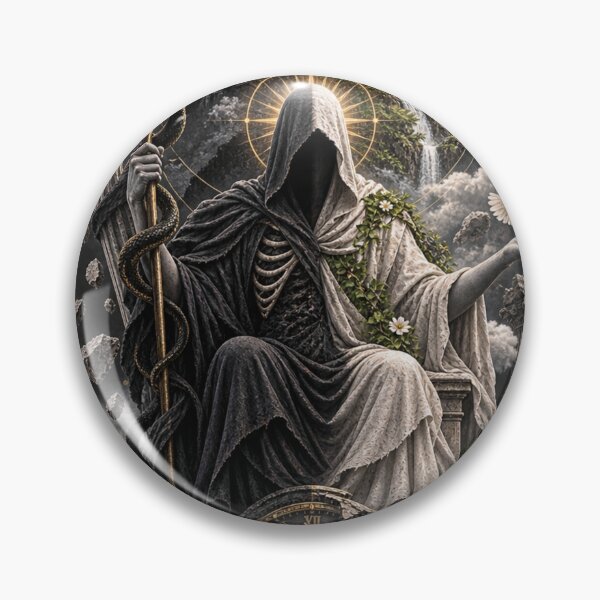 Item preview, Memento Aeternum — Roman Timekeeper Life & Death Gothic Art  designed and sold by anitant.