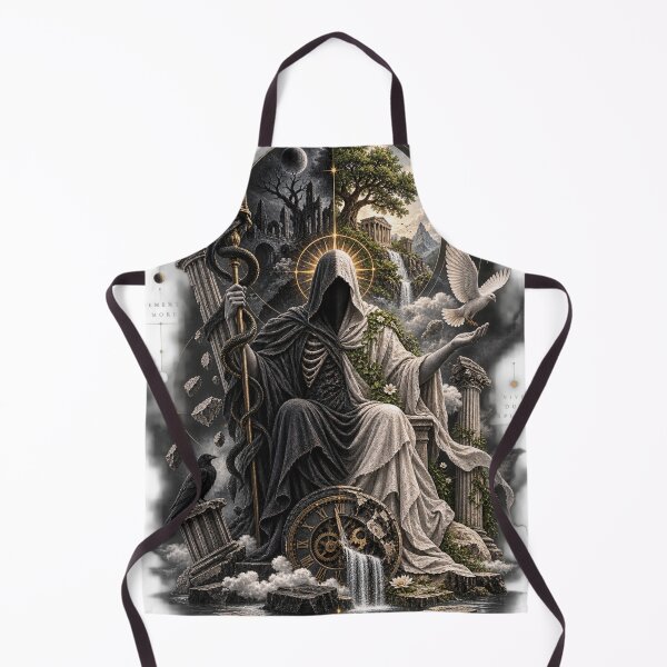 Item preview, Memento Aeternum — Roman Timekeeper Life & Death Gothic Art  designed and sold by anitant.