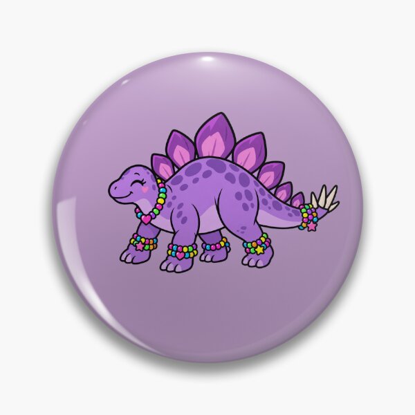 Item preview, Purple Kandi Stegosaurus – Rave Dinosaur designed and sold by PLURCreations.