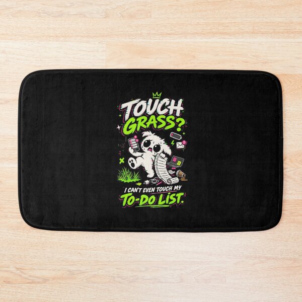 Item preview, Touch Grass I Cant Even Touch My To Do List - 'Zerp' Glitch Gremlin T-Shirt designed and sold by Suparrific.