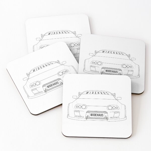 Item preview, WideHaus A80 Shadowline Minimalist JDM Sports Car Art designed and sold by Widehaus.