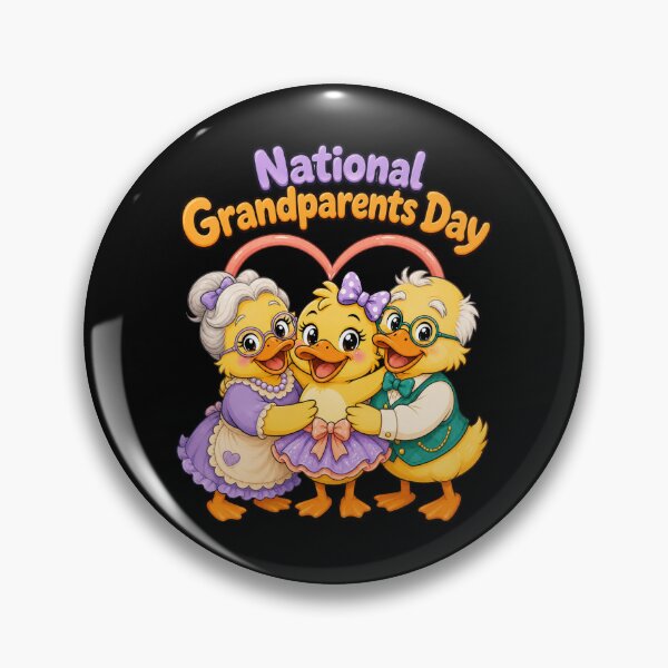 Item preview, National Grandparents Day Duck Family designed and sold by InfiniEmotion.