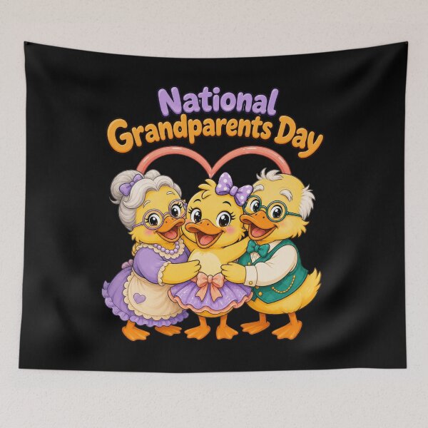 Item preview, National Grandparents Day Duck Family designed and sold by InfiniEmotion.