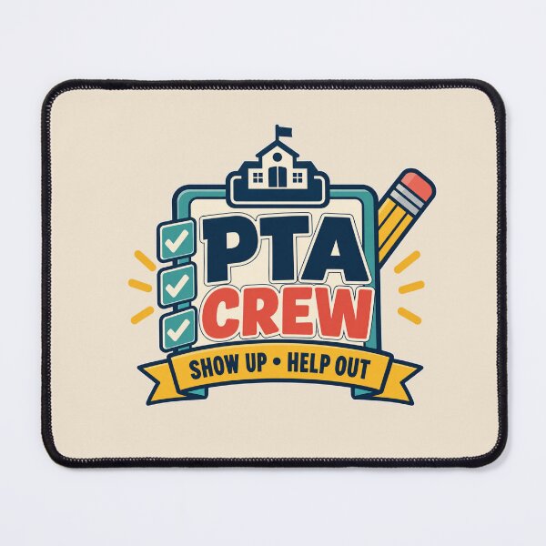 Item preview, PTA Crew Shirt – School Volunteer & Parent Teacher Association Design designed and sold by astersgraphics.