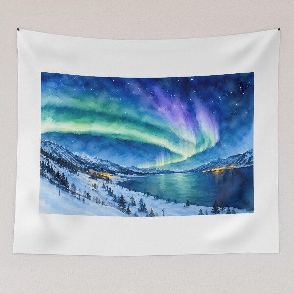 Item preview, Murmansk Northern Lights designed and sold by HOMETOWN86.
