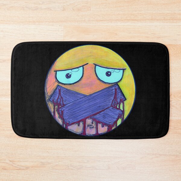 Item preview, Boarded Mouth Scar-E-Moji (Psychedelic Equalized Edition) designed and sold by Grimmlar.