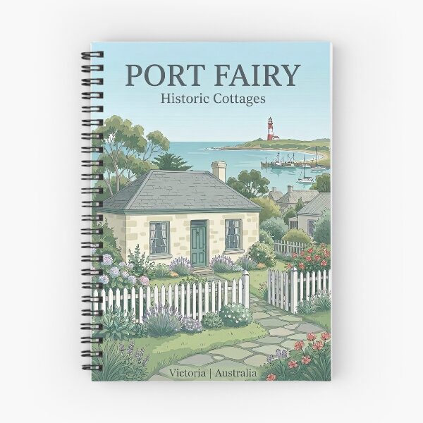 Item preview, Port Fairy Historic Cottages Victoria Australia designed and sold by NeighbourlyHues.