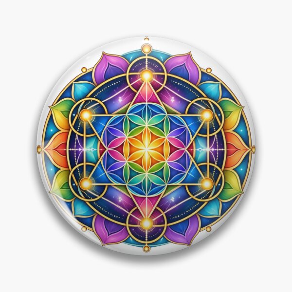 Item preview, Sacred Geometry Flower of Life - Cosmic Mandala Design designed and sold by Myra365Art.