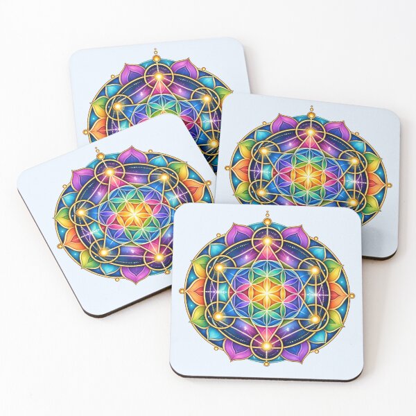 Item preview, Sacred Geometry Flower of Life - Cosmic Mandala Design designed and sold by Myra365Art.
