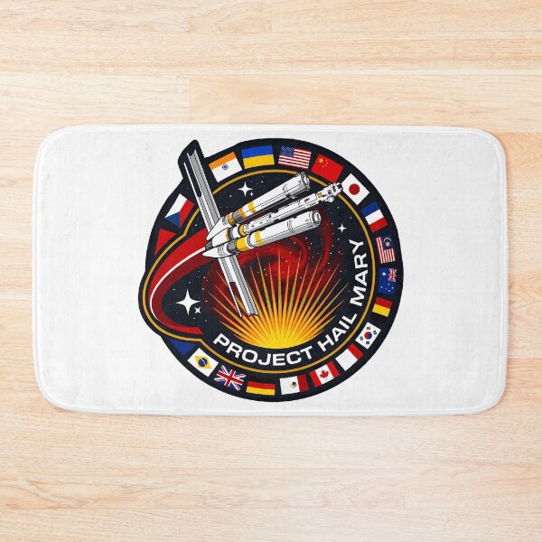 Item preview, Project Hail Mary Spaceship Mission Badge, Sci-Fi Adventure Design, Ryland Grace Inspired Art designed and sold by Catsi-Nook-Art.