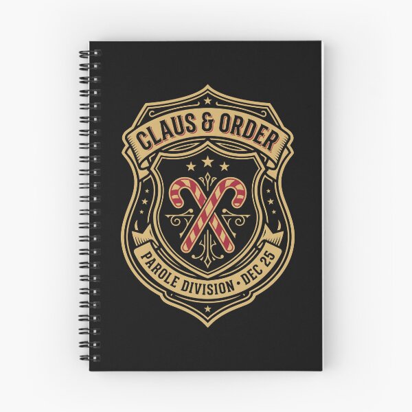 Item preview, Claus And Order Parole Division Funny Christmas Police Badge designed and sold by SplashTastic.