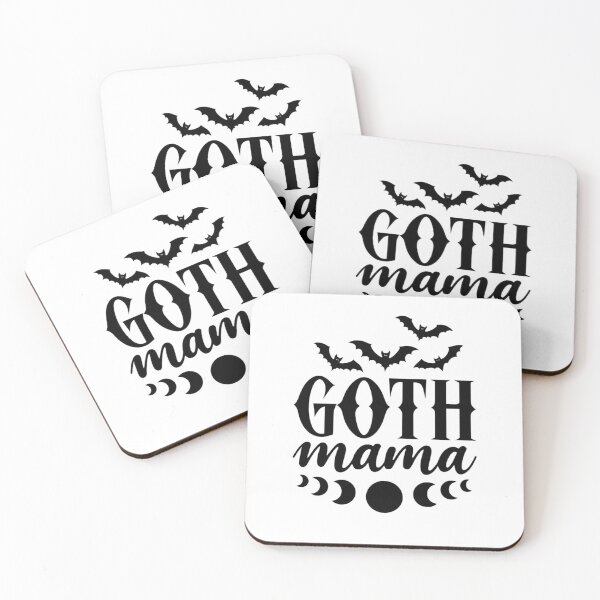 Item preview, Goth Mama Halloween Flying Bats Moon Phases Graphic designed and sold by FestivityFinds.
