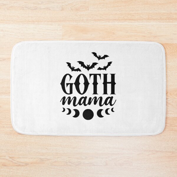 Item preview, Goth Mama Halloween Flying Bats Moon Phases Graphic designed and sold by FestivityFinds.