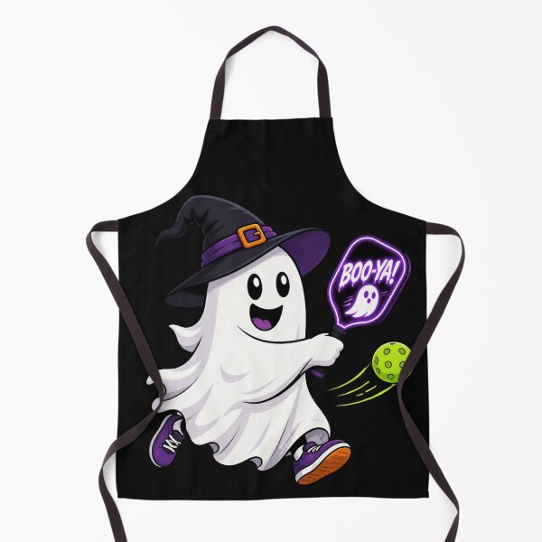 Item preview, Ghost Pickleball Player Halloween Boo Ya designed and sold by BriSher.