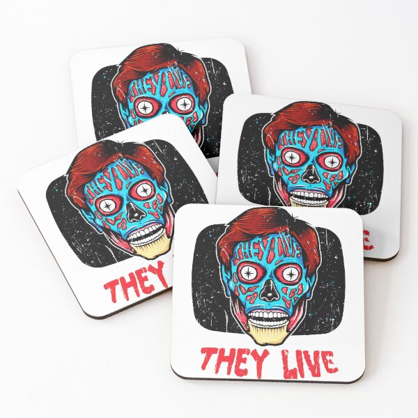Item preview, They Live Horror Movie Art with Skull Design designed and sold by Catsi-Nook-Art.