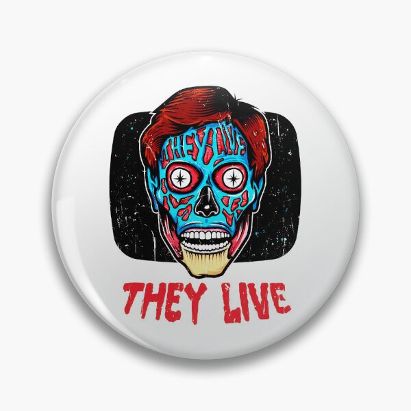 Item preview, They Live Horror Movie Art with Skull Design designed and sold by Catsi-Nook-Art.